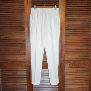 3.1 Phillip Lim Ivory Silk Tapered Trouser Pants